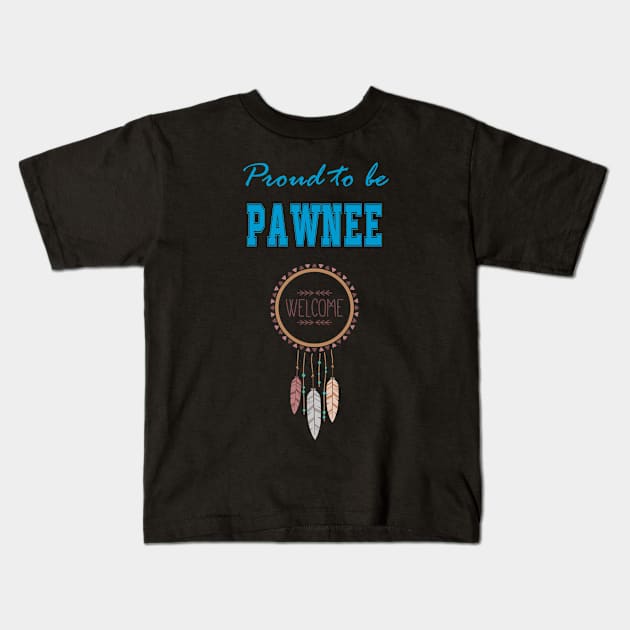 Native American Pawnee  Dreamcatcher 43 Kids T-Shirt by Jeremy Allan Robinson